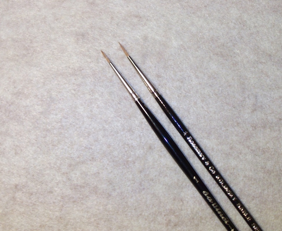 Brushes review: Winsor & Newton series 7 vs Rosemary • Chest of Colors